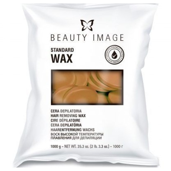 Wosk twardy naturalny Beauty Image krążki 1 kg