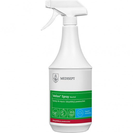 Spray medyczny do mycia i dezynfekcji powierzchni Velox Spray