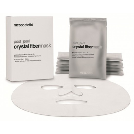 Crystal Fiber Mask Mesoestetic maska regeneracyjna do odbudowy warstwy hydrolipidowej 5x25 ml