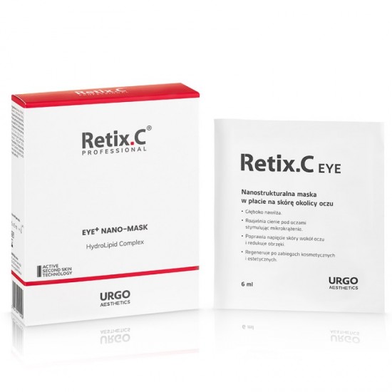 Retix.C Eye Nanostrukturalna Maska w płacie 3 x 6 ml