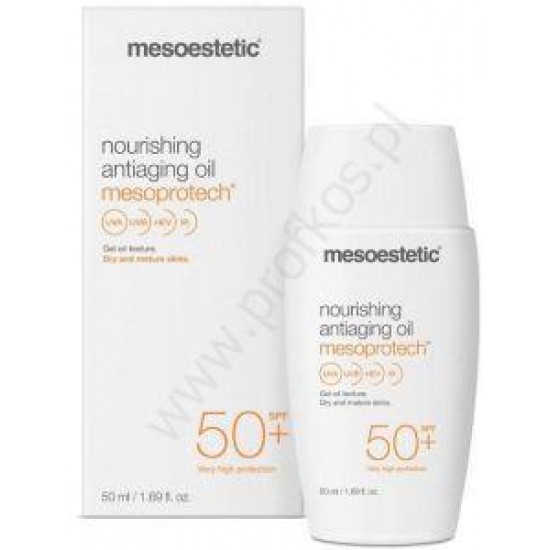 Olejek przeciwsłoneczny do skóry dojrzałej SPF 50+ Mesoprotech Mesoestetic 50 ml